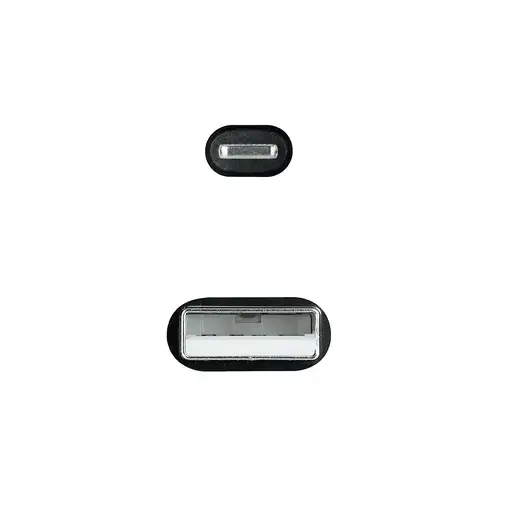 Nanocable Cable Lightning a USB 2.0, Lightning/M -USB A/M, Negro, 1 m