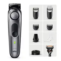 Braun BeardTrimmer 7 BT7420 depiladora para la barba Batería 40 2 cm Plata Braun BeardTrimmer 7 BT7420 depiladora para la barba Batería 40 2 cm Plata