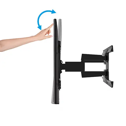 B-Tech Twin Cantilever 190,5 cm (75") Pared Negro