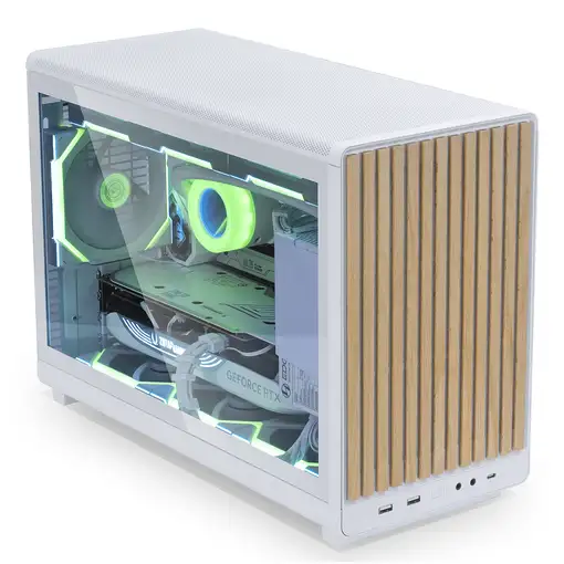 Lian Li A3-mATX Micro Torre Blanco, Madera