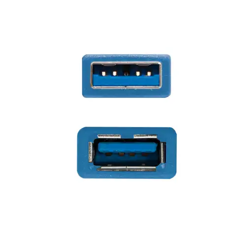 Nanocable 10.01.0901-BL cable USB USB 3.2 Gen 1 (3.1 Gen 1) 1 m USB A Azul