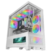Mars Gaming MCLCDXW carcasa de ordenador Midi Tower Blanco