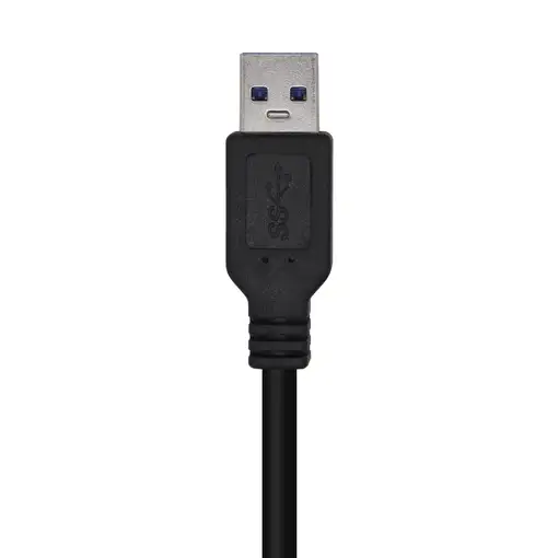 AISENS Cable USB 3.0, Tipo A/M-A/M, Negro, 3.0m
