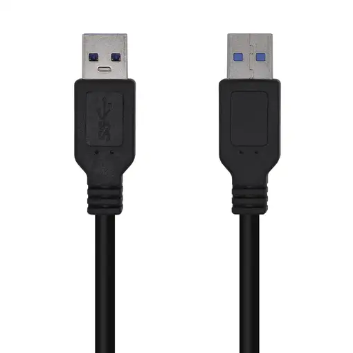 AISENS Cable USB 3.0, Tipo A/M-A/M, Negro, 3.0m