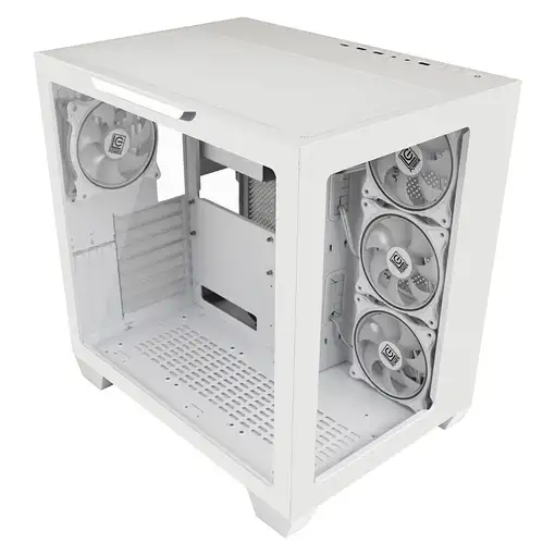 LC-Power Gaming 807W Midi Tower Blanco