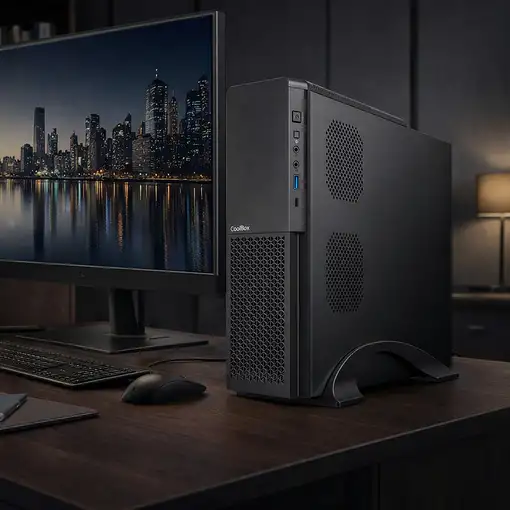 CoolBox CAJA MATX SLIM T313 USB-C 3.2 GEN1 FTE.300SBZ 300W 80+ BRONZE