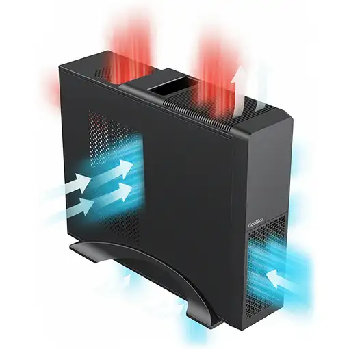 CoolBox CAJA MATX SLIM T313 USB-C 3.2 GEN1 FTE.300SBZ 300W 80+ BRONZE