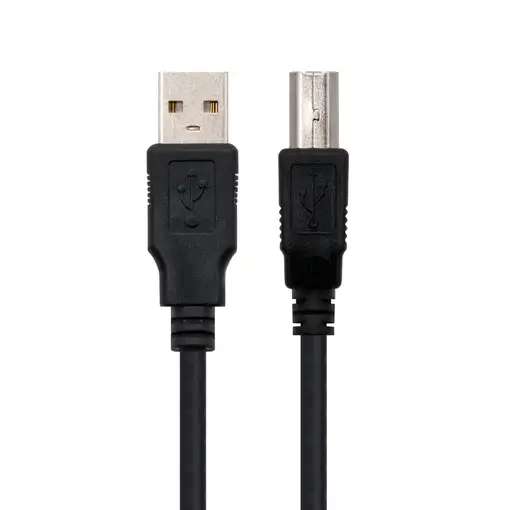 Nanocable 10.01.0102-BK cable USB USB 2.0 1 m USB A USB B Negro