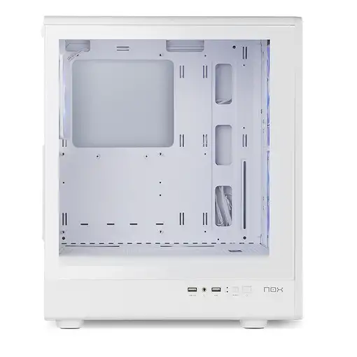 NOX Infinity IOTA Midi Tower Blanco