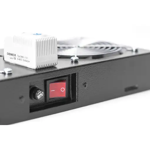 Digitus Unidad de ventilador de techo para armarios murales de 483 mm (19")