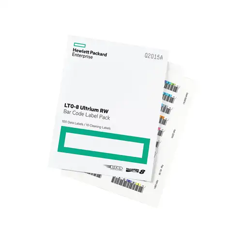 HPE LTO-8 Ultrium RW Bar Code Label Pack