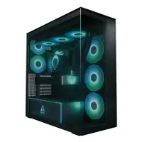 ARCTIC Xtender Black (Tinted Glass) Midi Tower Negro