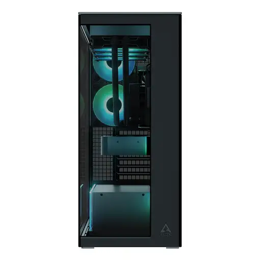 ARCTIC Xtender Black (Tinted Glass) Midi Tower Negro