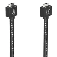 AISENS Cable USB4 Gen3x2 Aluminio 40Gbps 8K@60Hz 5A 48V 240W E-Mark, Tipo USB-C/M-