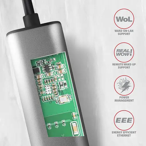 Axagon ADE-25R adaptador y tarjeta de red Ethernet 2500 Mbit/s