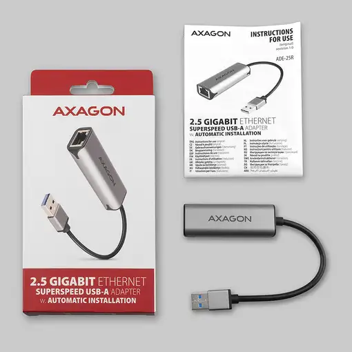 Axagon ADE-25R adaptador y tarjeta de red Ethernet 2500 Mbit/s