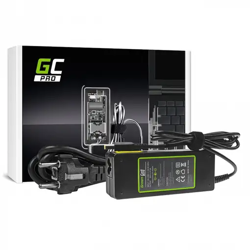 Green Cell AD39AP adaptador e inversor de corriente Interior 90 W Negro