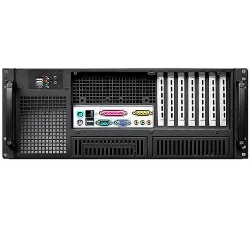 Techly I-CASE MP-P4HX-BLK6 carcasa de ordenador Estante Negro