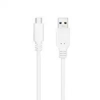 Nanocable Cable USB 3.1, Gen2 10 Gbps 3A, tipo USB-C/M-A/M, Blanco, 0.5 m