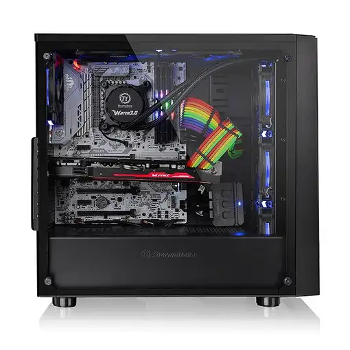 Thermaltake Versa J21 Tempered Glass Edition Midi Tower Negro