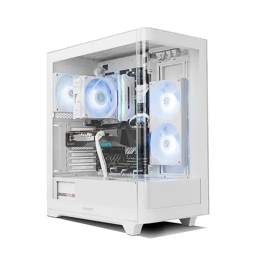 NOX Hummer ETHER Midi Tower Blanco