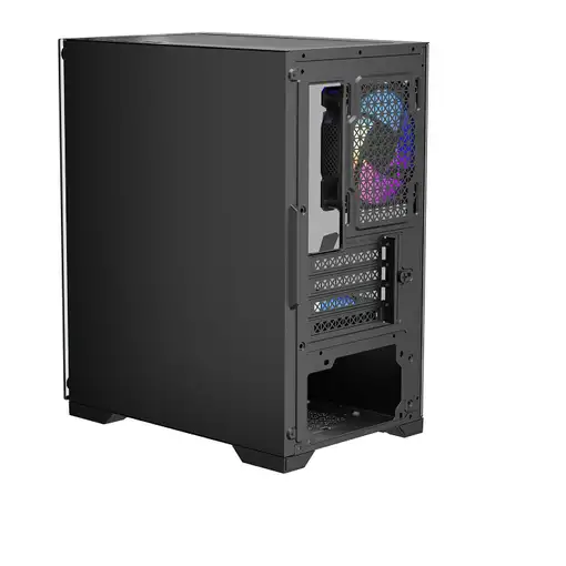 KeepOut XC-201 GLASS carcasa de ordenador Negro