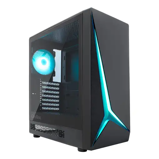 CoolBox GAMING CAJA ATX GA450 STARLIGHT BLACK ARGB USB-C 3.2 GEN1 SIN FTE + 1 VENT CoolBox GAMING CAJA ATX GA450 STARLIGHT BLACK ARGB USB-C 3.2 GEN1 SIN FTE + 1 VENT