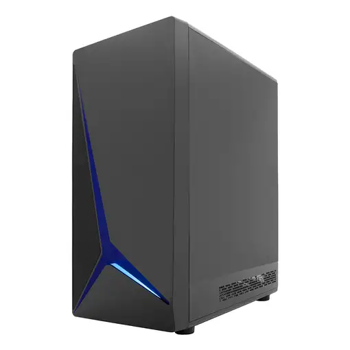 CoolBox GAMING CAJA ATX GA450 STARLIGHT BLACK ARGB USB-C 3.2 GEN1 SIN FTE + 1 VENT