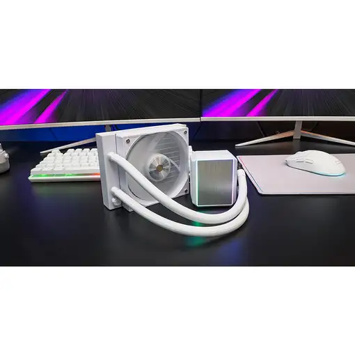 Mars Gaming ML-PROII120W Procesador Kit de refrigeración líquida 12 cm Blanco 1 pi