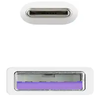 Nanocable Cable USB 2.0 3A, tipo USB-C/M-A/M, Blanco, 3 m