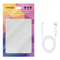 Nanocable Cable USB 2.0 3A, tipo USB-C/M-A/M, Blanco, 3 m