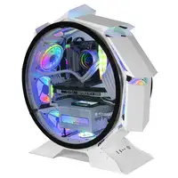 Mars Gaming MCORB, Caja PC Gaming Micro-ATX XL, Diseño Circular Custom, Doble Cris