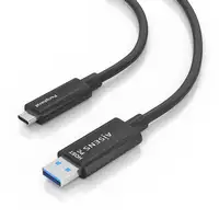 AISENS A157-0925 cable USB USB 3.2 Gen 2 (3.1 Gen 2) 15 m 2 x USB A USB C Negro