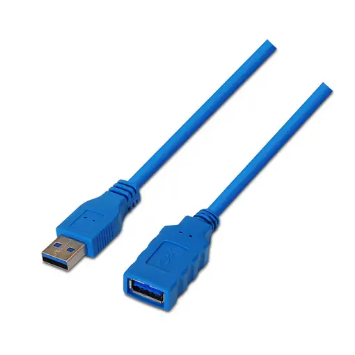 AISENS A105-0046 cable USB USB 3.2 Gen 1 (3.1 Gen 1) 2 m USB A Azul