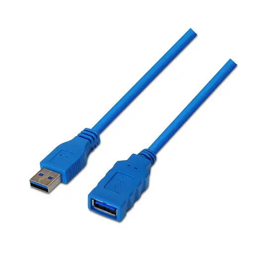 AISENS A105-0046 cable USB USB 3.2 Gen 1 (3.1 Gen 1) 2 m USB A Azul