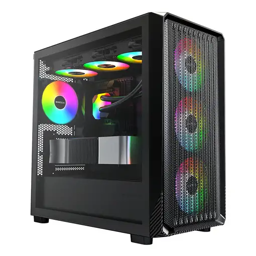 Montech X5M (B) carcasa de ordenador Micro Torre Negro