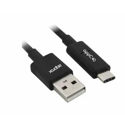 Approx appC40 cable USB USB 3.2 Gen 1 (3.1 Gen 1) 1 m USB A USB C Negro