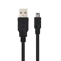 Nanocable 10.01.0403 cable USB USB 2.0 3 m USB A Mini-USB B Negro