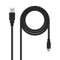 Nanocable 10.01.0403 cable USB USB 2.0 3 m USB A Mini-USB B Negro