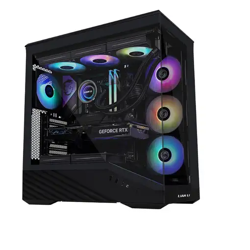 Lian Li Vector V100 Midi Tower Negro, Transparente