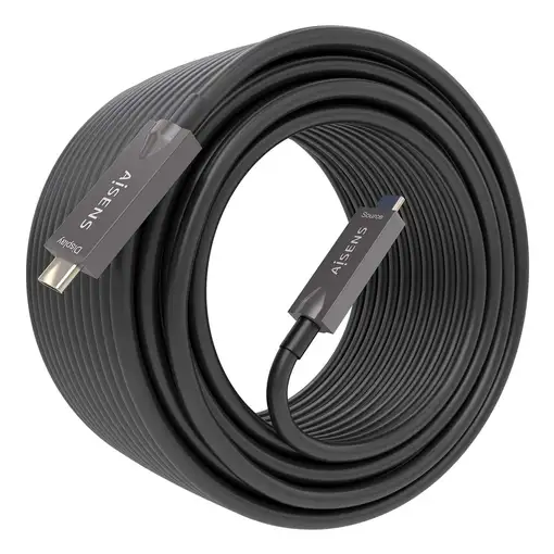 AISENS - Cable USB 3.1 Gen2 10Gbps AOC 4K@60Hz 3A 60W E-Marker, tipo USB-C/M-USB-C