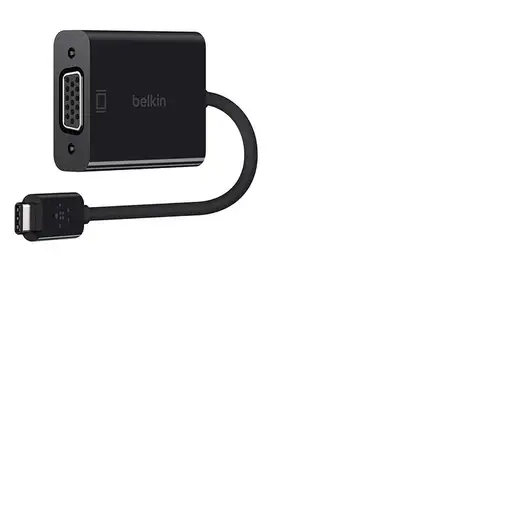 Belkin USB-C\VGA Adaptador gráfico USB Negro Belkin USB-C\VGA Adaptador gráfico USB Negro