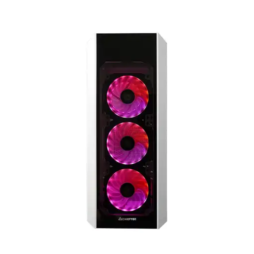 Chieftec GL-03W-OP carcasa de ordenador Midi Tower Blanco