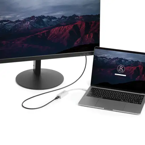 StarTech.com Adaptador USB C a Mini DisplayPort - 4K 60Hz - Blanco - Adaptador USB