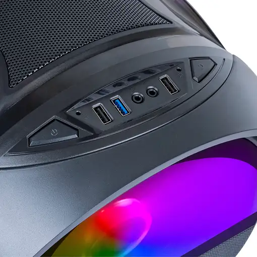 Mars Gaming MC-CYLON Mini Tower Negro