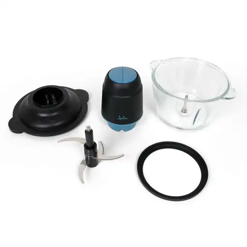 JATA JEPC1250 picadora eléctrica de alimentos 1,5 L 400 W Negro, Transparente