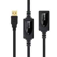 Nanocable 10.01.0213 cable USB USB 2.0 15 m USB A Negro