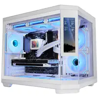 Mars Gaming MC3TCORELCDMW carcasa de ordenador Mini Tower Blanco