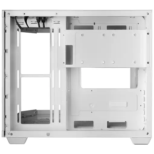 Mars Gaming MC3TCORELCDMW carcasa de ordenador Mini Tower Blanco