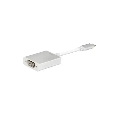 Moshi USB-C to VGA Adaptador gráfico USB 1920 x 1200 Pixeles Plata, Blanco Moshi USB-C to VGA Adaptador gráfico USB 1920 x 1200 Pixeles Plata, Blanco